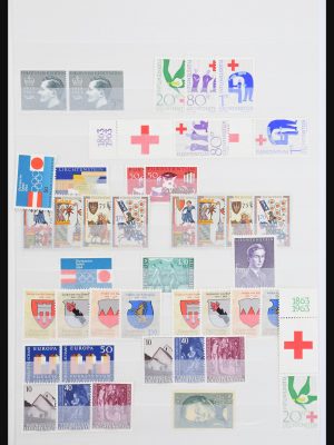 Stamp collection 30856 Liechtenstein 1963-1990.