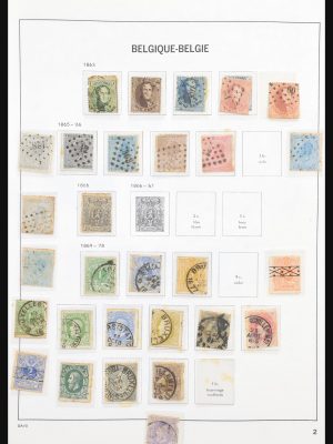Stamp collection 30863 Belgium 1850-1997.