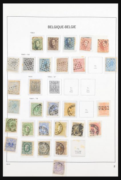 Stamp collection 30863 Belgium 1850-1997.