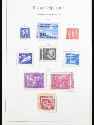 Stamp collection 30866 DDR 1949-1990.