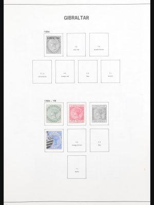 Stamp collection 30874 Gibraltar 1886-2011.