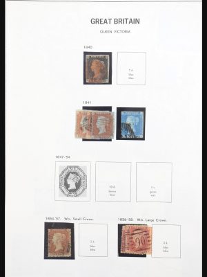 Stamp collection 30895 Great Britain and Channel Islands 1840-1977.