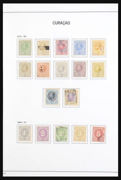 Stamp collection 30896 Curaçao/Antilles 1873-1986.