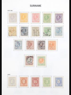 Stamp collection 30897 Suriname 1873-1975.