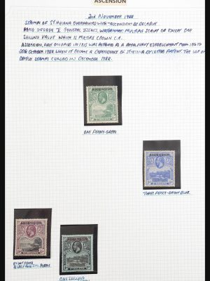 Stamp collection 30899 British Atlantic Islands 1863-1981.