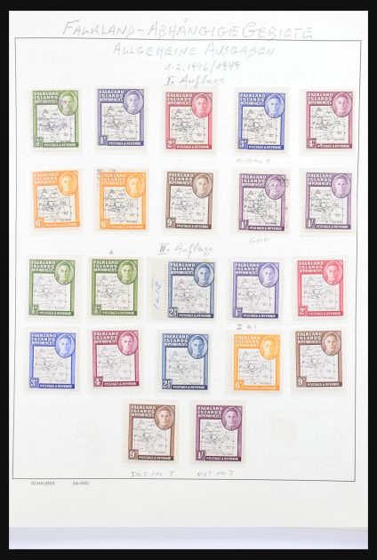 Stamp collection 30900 Falkland Dependencies 1946-1989.