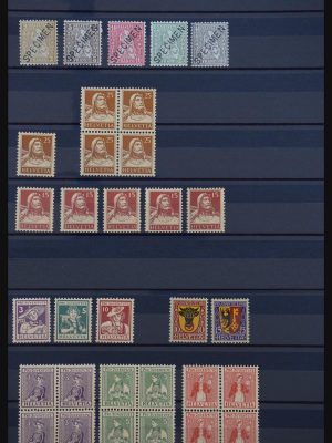 Stamp collection 30910 Switzerland.