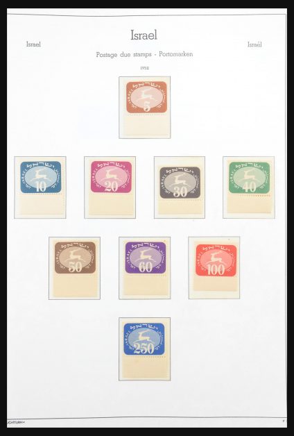 Stamp collection 30912 Israel 1949-2001.