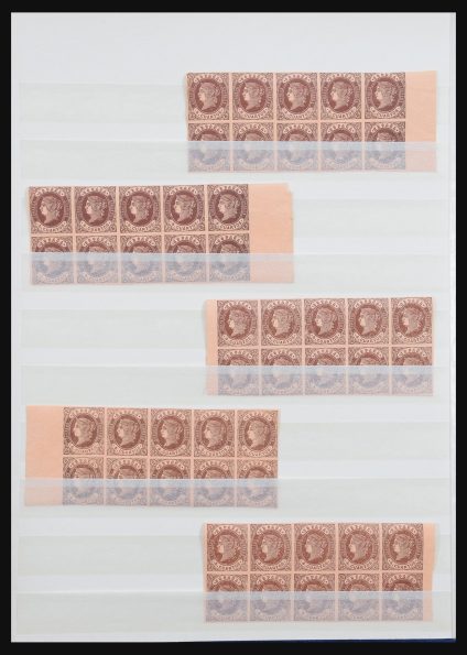 Stamp collection 30916 Spain 1862.