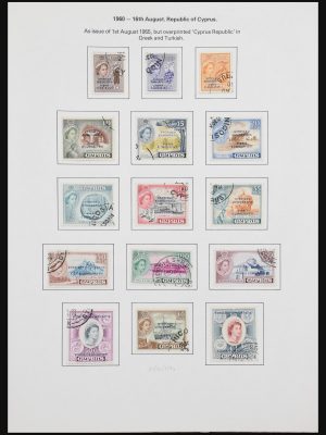 Stamp collection 30957 Cyprus 1953-1985.