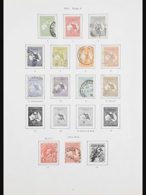 Stamp collection 30963 Australia 1913-1990.