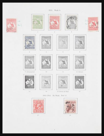 Stamp collection 30964 Australia 1913-2010.