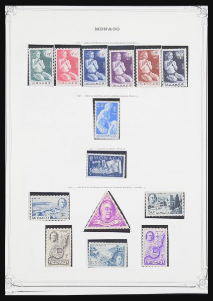 Stamp collection 30968 Monaco 1901-1990.