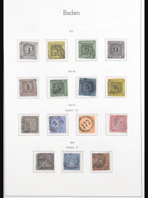 Stamp collection 30973 Old German States 1849-1920.
