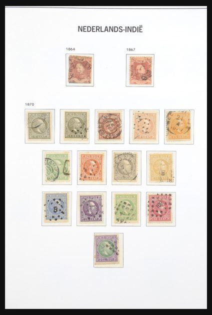 Stamp collection 30976 Dutch east Indies 1864-1948.