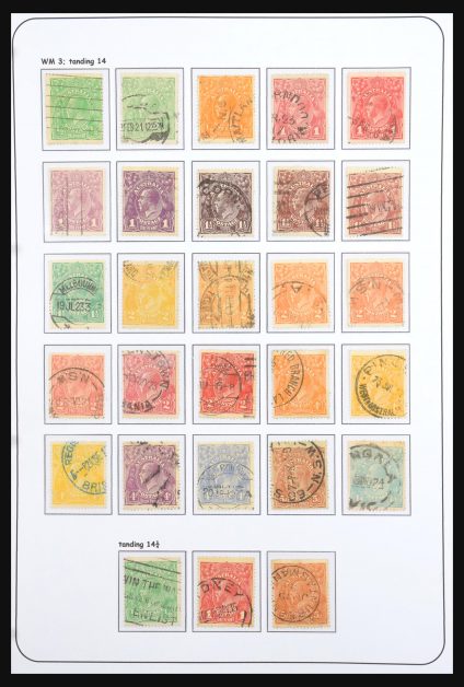 Stamp collection 30982 Australia 1913-2014.