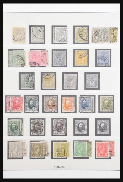 Stamp collection 30993 Luxembourg 1852-2014.