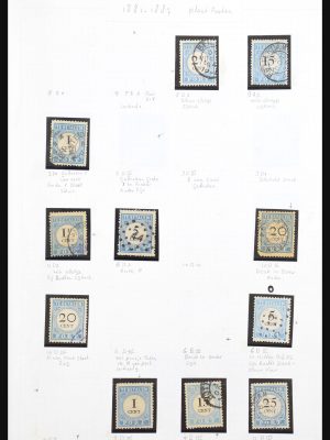 Stamp collection 30994 Netherlands postage dues plateflaws 1881-1958.