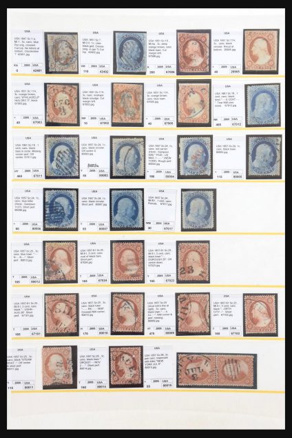 Stamp collection 31003 USA 1847-1925.