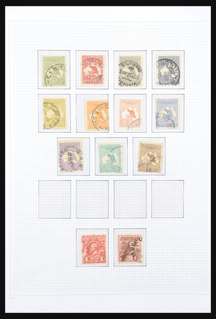 Stamp collection 31009 Australia 1913-1935.