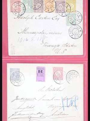 Stamp collection 31014 Netherlands covers 1891-1898.