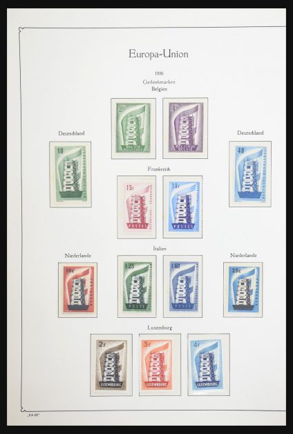 Stamp collection 31029 Europa CEPT 1956-2007.