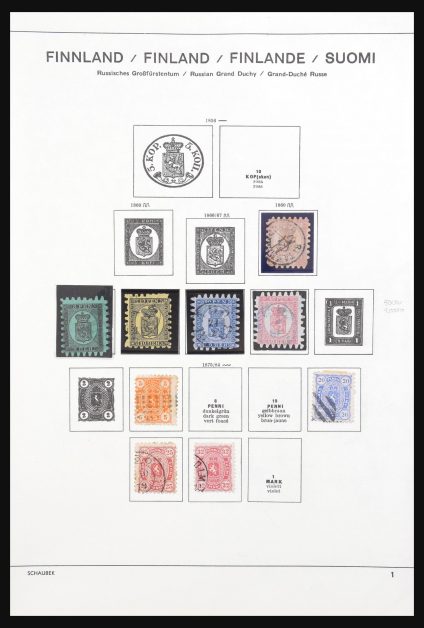 Stamp collection 31034 Finland 1860-1992.