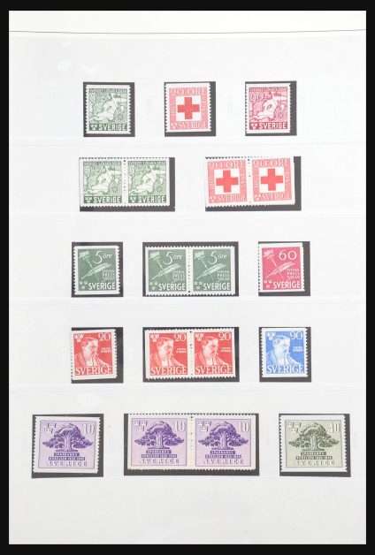 Stamp collection 31037 Sweden 1944-1979.