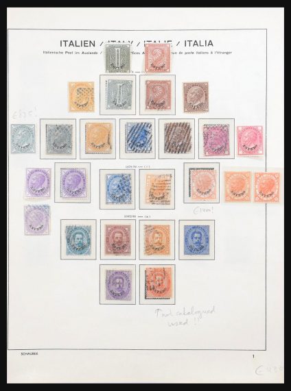 Stamp collection 31104 Italian postoffices abroad 1874-1923.