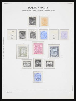 Stamp collection 31109 Malta 1863-1981.
