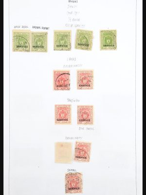 Stamp collection 31122 Indian States 1867-1947.