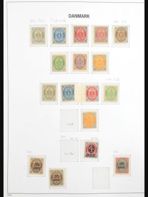 Stamp collection 31134 Denmark 1875-1994.