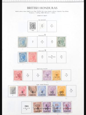 Stamp collection 31150 British Honduras 1873-1980.