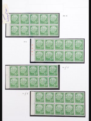 Stamp collection 31154 Germany 1949-1960.