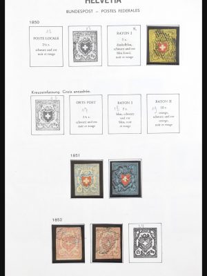 Stamp collection 31156 Switzerland 1845-1976.