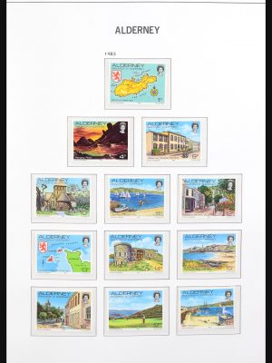 Stamp collection 31167 Alderney 1983-2013.