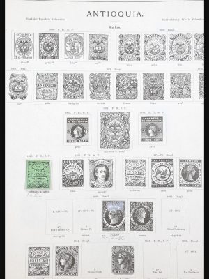 Stamp collection 31195 South America 1850-1900.