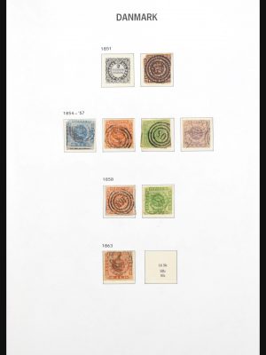 Stamp collection 31199 Denmark 1851-1998.
