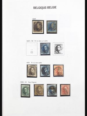 Stamp collection 31204 Belgium 1849-2006.