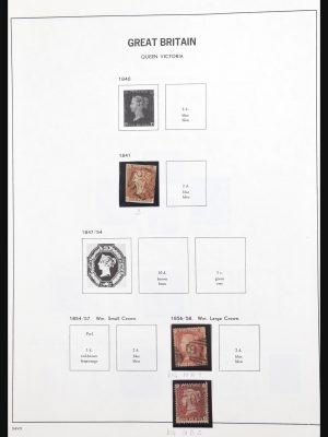 Stamp collection 31205 Great Britain 1841-1984.