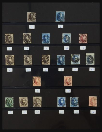 Stamp collection 31210 Belgium 1849-2010.