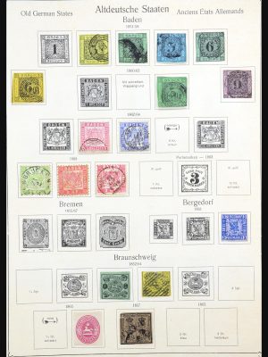 Stamp collection 31228 Germany and territories 1850-1945.