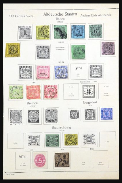 Stamp collection 31228 Germany and territories 1850-1945.