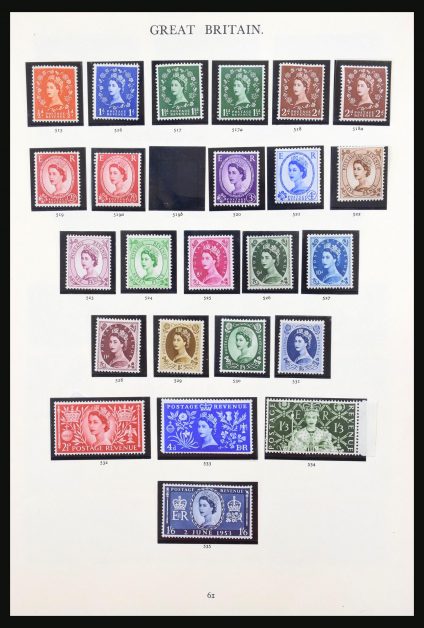 Stamp collection 31240 Great Britain 1952-2000.