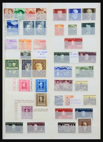 Stamp collection 31251 Liechtenstein 1912-2018!