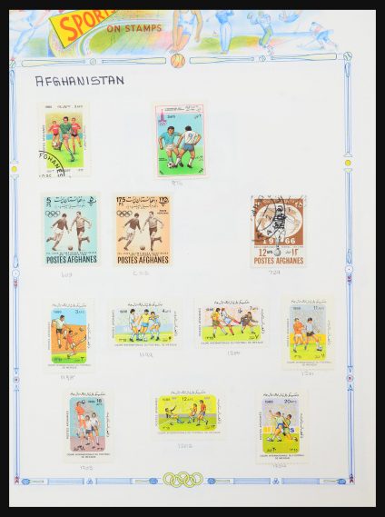 Stamp collection 31288 Football 1930-2012.