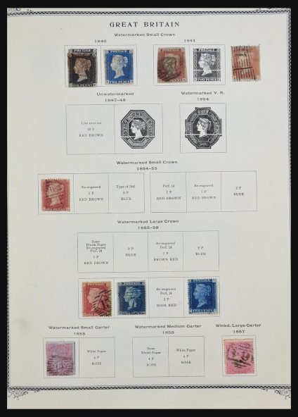 Stamp collection 31290 Great Britain and Commonwealth 1840-1970.