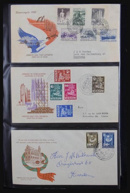 Stamp collection 31301 Netherlands FDC's 1950-2006.