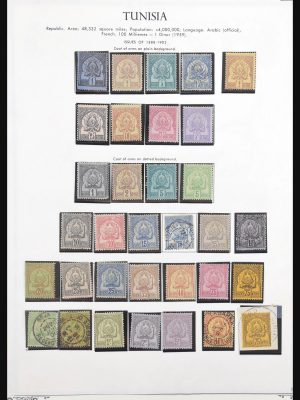 Stamp collection 31308 Tunisia 1888-1967.