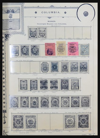 Stamp collection 31321 South America 1853-1985.